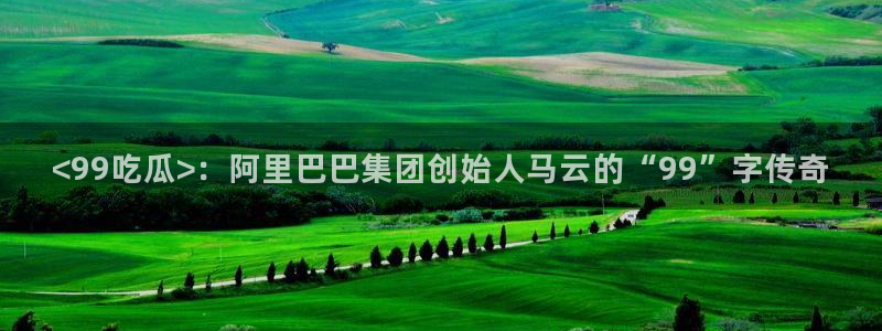 吃瓜群众中的瓜指的是:<99吃瓜>:阿里巴巴集团创始人马云的“99”字传奇